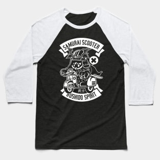 Samurai Scooter Baseball T-Shirt